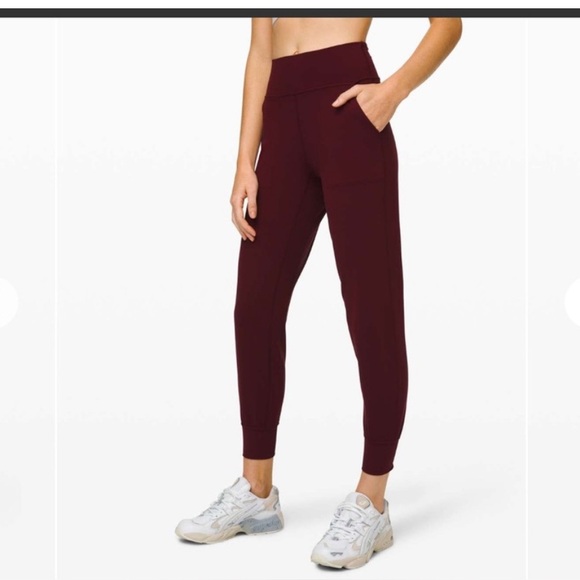 Lululemon Align High Rise Jogger Pant 28” Garnet Size 6 - Picture 1 of 8